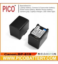 Canon BP819 Intelligent Replacement Li-Ion Rechargeable Camcorder Battery BY PICO