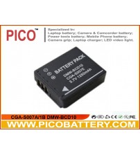 CGA-S007A/1B DMW-BCD10 Li-Ion Rechargeable Digital Camera Battery for Panasonic Lumix DMC-TZ1 DMC-TZ2 DMC-TZ3 DMC-TZ4 DMC-TZ5 DMC-TZ50 DMC-TZ11 DMC-TZ15 BY PICO