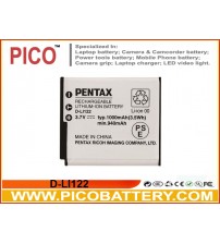  D-LI122 Li-Ion Rechargeable Battery for Pentax Optio VS20 Digital Camera BY PICO