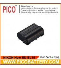 NIKON New EN-EL15 Battery for Nikon D600, D610, D7100, D7000, D800, D800E, D810, & 1 V1 Digital Cameras BY PICO