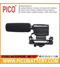 MIC-121 Stereo Microphone for DSLR Cameras and Camcorders BY PICO