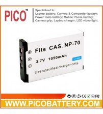 Casio NP-70 NP-70DBA Li-Ion Rechargeable Digital Camera Battery for Casio Exilim EX-Z150 EX-Z250 BY PICO