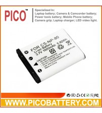 CASIO NP-80 NP-82 NP-80DBA NP-82DBA Li-Ion Rechargeable Digital Camera Battery for Select Casio Exilim Cameras BY PICO 