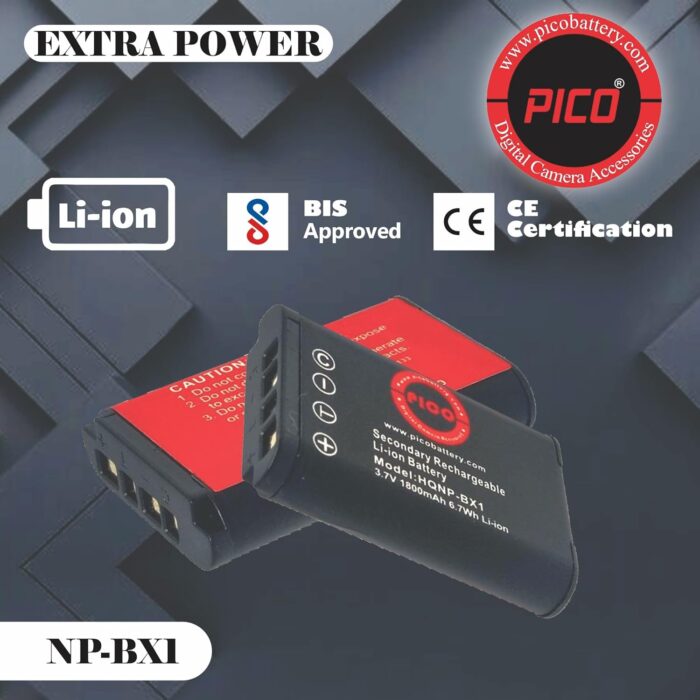 PICO BX1 Camera Battery Compatible with DSLR Models - Image 4