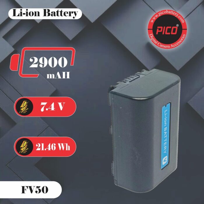 PICO FV50 Camera Battery Compatible with DSLR Models - Image 4