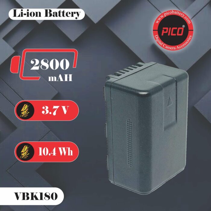 PICO VBK180 Battery Camera Battery Compatible with DSLR Models - Image 3