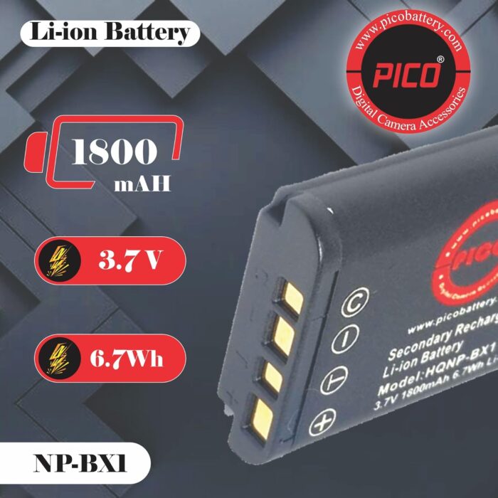 PICO BX1 Camera Battery Compatible with DSLR Models - Image 2