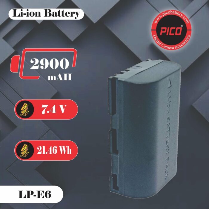 PICO LP-E6 Battery Camera Battery Compatible with DSLR Models - Image 4