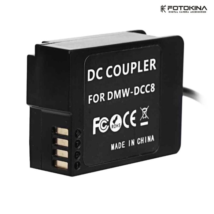 Pico DMW-AC8 Power Supply, DMW-DCC8 DC Coupler Battery Adapter Replace DMW-BLC12 - Image 4